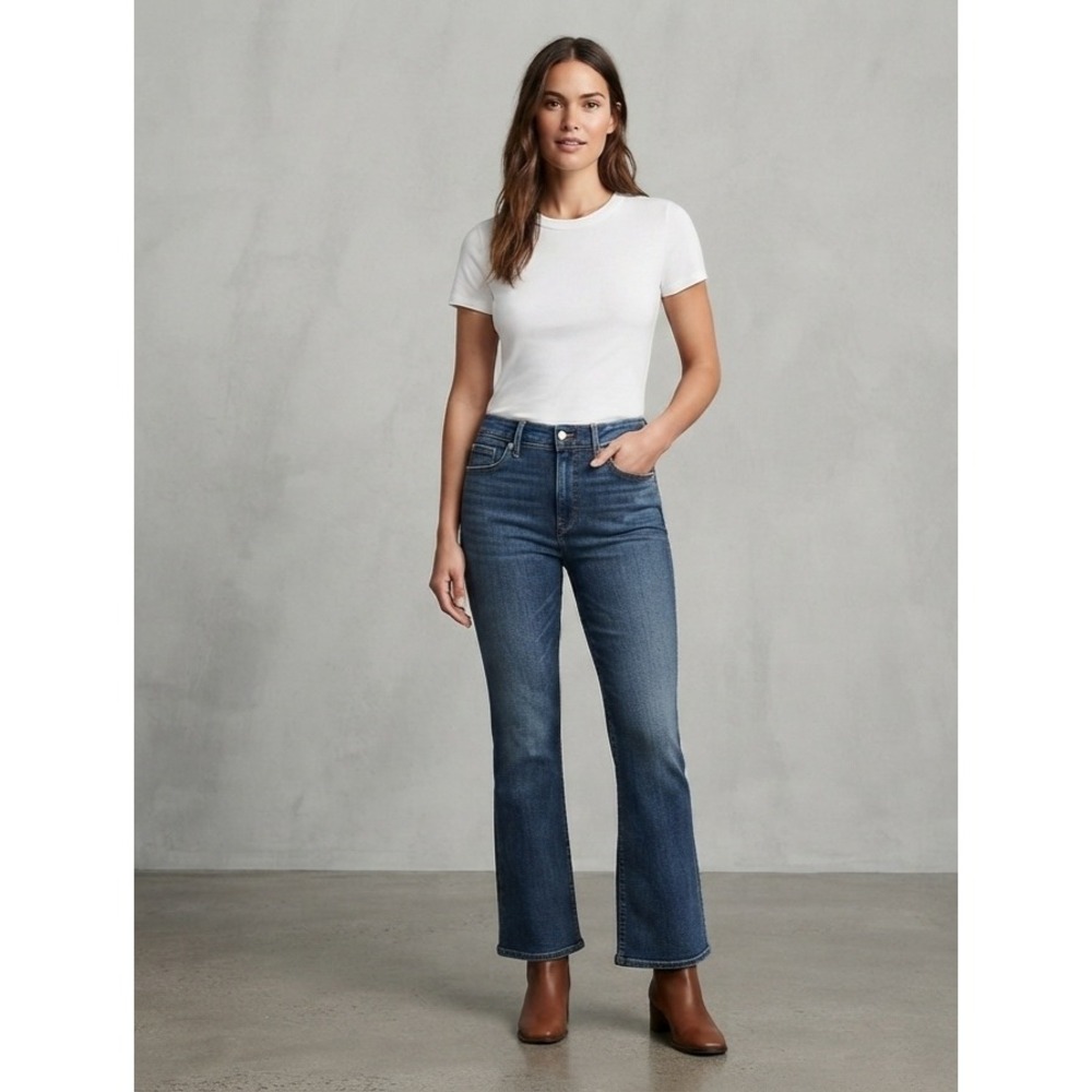 Banana Republic‎ Slim Flare High Rise Blue Denim Jeans 29/8